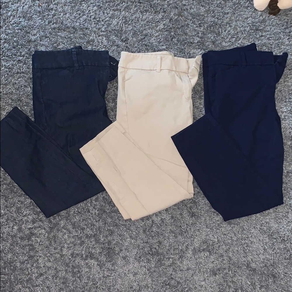 New York and Company Capri Dress Pants (Set of 3)